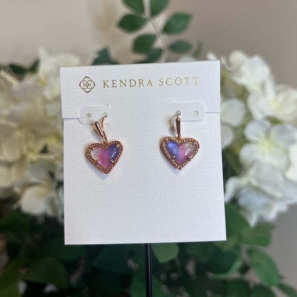 Kendra Scott Jewelry - KENDRA SCOTT • ARI HEART DROP EARRINGS • ROSE GOLD WATER ILLUSION • BRAND NEW
